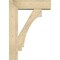 Ekena Millwork Imperial Block Rough Sawn Bracket w/ Offset Brace, Douglas Fir, 8"W x 28"D x 40"H BKT0806X28X40IMP05RDF - alternate 4